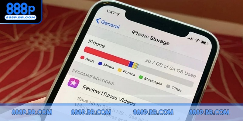 Ứng dụng yêu cầu tối thiểu 150MB dung lượng trống